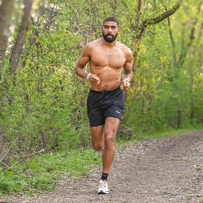 MudGear 2in1 training shorts lifestyle photo 4 — customer photo