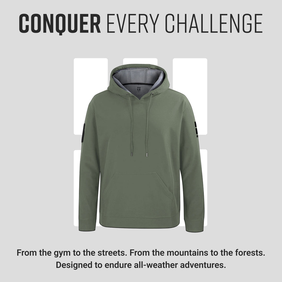 MudGear All-Weather Warrior Hoodie - Olive Drab Green