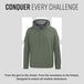 MudGear All-Weather Warrior Hoodie - Olive Drab Green