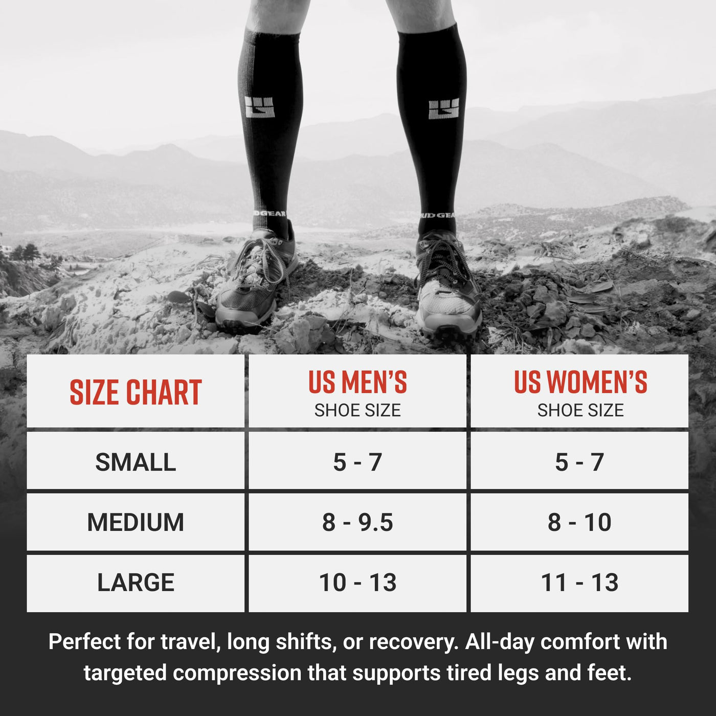 Tall Compression Socks Tactical Line (Navy)