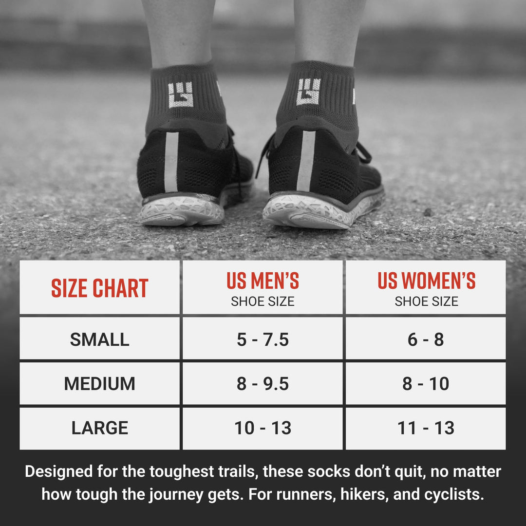 Tough Mudder by MudGear Quarter (1/4) Crew Sock