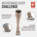 Tall Compression Socks Tactical Line (Coyote Tan)
