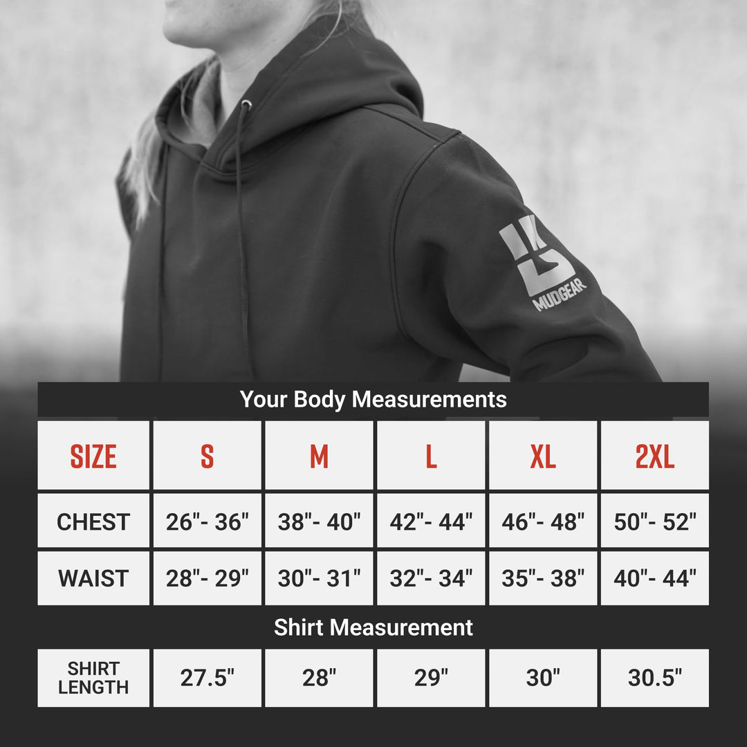 MudGear All-Weather Warrior Hoodie - Black