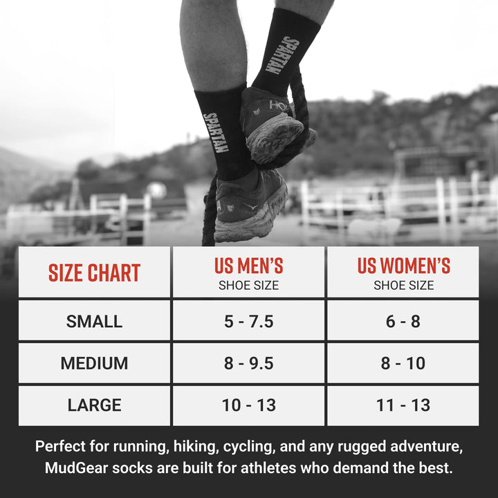 SPARTAN by MudGear Crew Height Sock