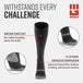 Tall Compression Socks Tactical Line (All Black)