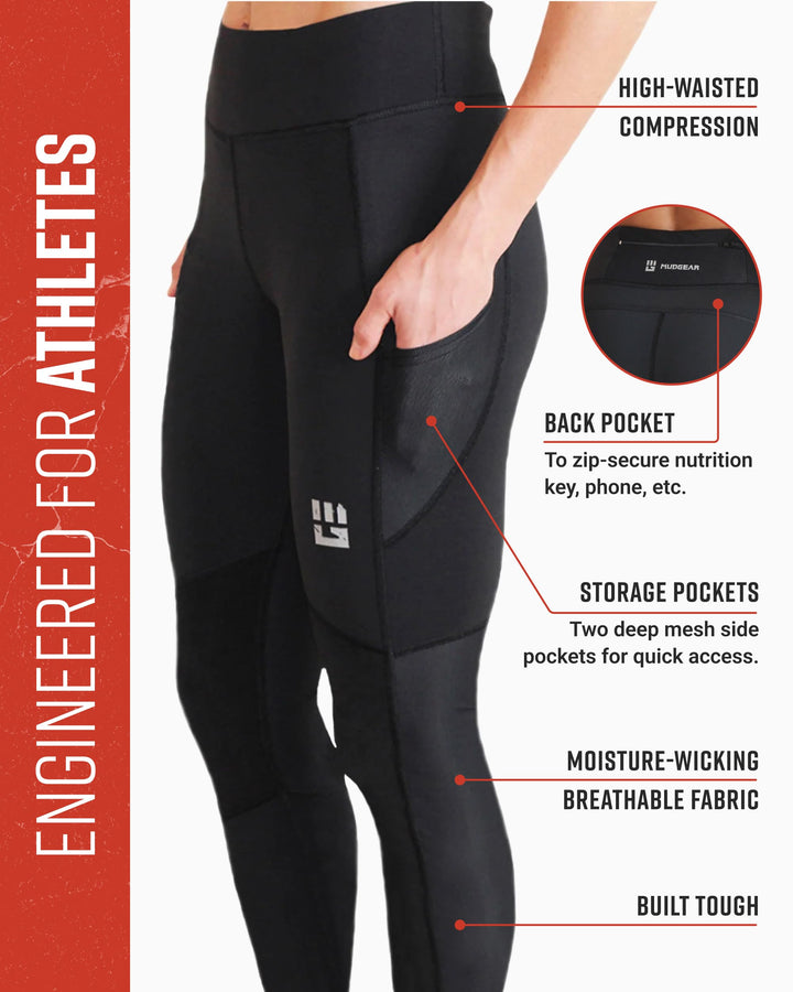 Women's Flex-Fit Compression Full Length Leggings