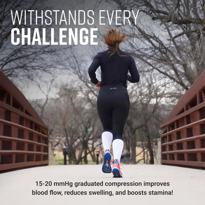 Tall Compression Socks [White]