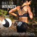 Women's Performance Sports Bra with Pockets - Black