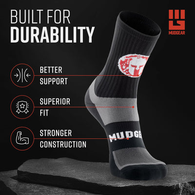 SPARTAN by MudGear Crew Height Sock
