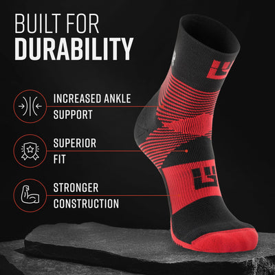 MudGear Hybrid Training Sock (RED)