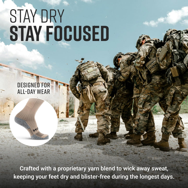 Tall Compression Socks Tactical Line (Coyote Tan)