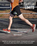 No-Show Running Socks - Gray/Black (2 Pair Pack)