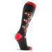 MudGear Mesa Horizon Tall Compression Socks - Black/Red (1 Pair)