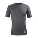 Men's Fitted Performance Shirt VX in Tornado Gray, short sleeve, front view