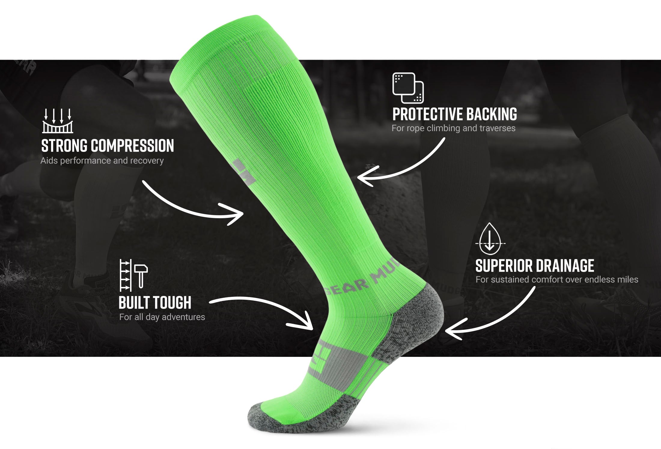 athletic compression socks