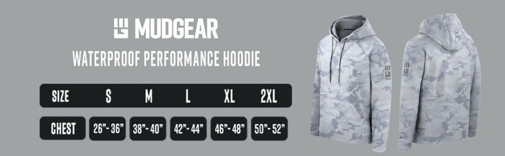 MudGear All-Weather Warrior Hoodie - Light Gray Camo