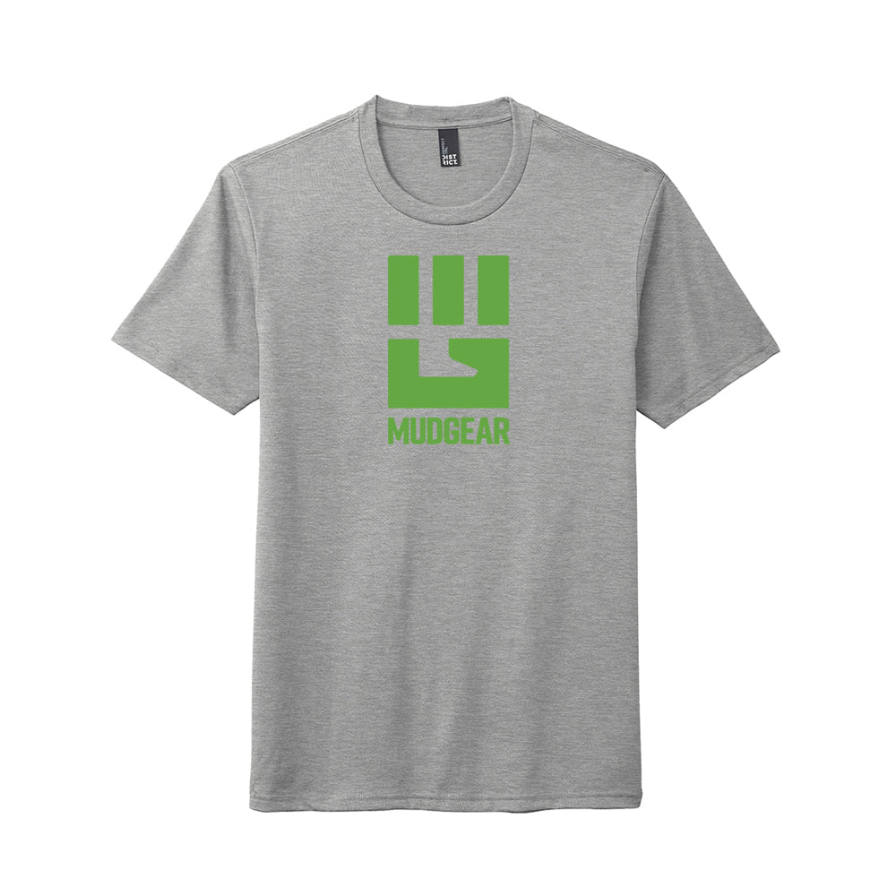 MudGear Tri-Blend Fist Logo Tee - Lime Green (Made to Order DTF)
