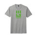 MudGear Tri-Blend Fist Logo Tee - Lime Green (Made to Order DTF)