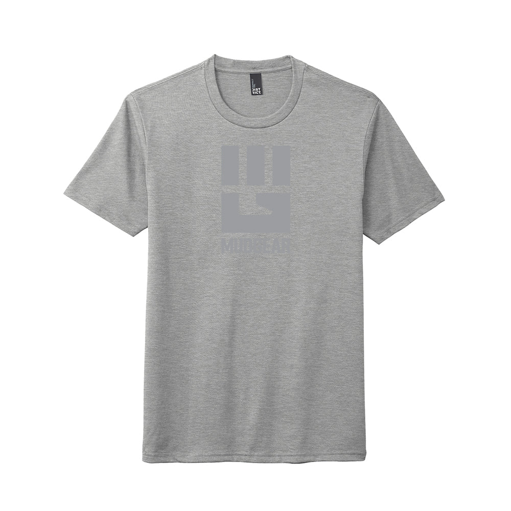 MudGear Tri-Blend Fist Logo Tee - Gray (Made to Order DTF)