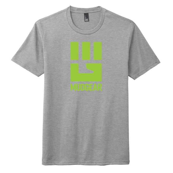 MudGear Tri-Blend Fist Logo Tee - Lime Green (Made to Order DTF)