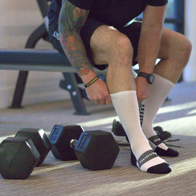 MudGear WHITE CREW SOCKS PRODUCT REVIEW PHOTOS Pic3 — customer photo
