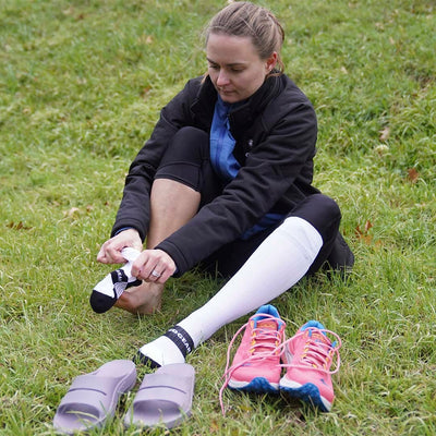 MudGear WHITE TALL COMPRESSION SOCKS PRODUCT REVIEW PHOTO 1080x1080 pic3 — customer photo