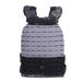 Centurion Weight Vest Stealth Gray Camo front flat lay with shoulder straps and modular plate panels