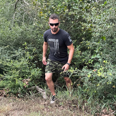 MudGear green camo lifestyle pic 2 — customer photo