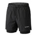 MudGear Men's 2-in-1 Training Shorts - Black