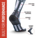 MudGear Custom First Responder Blue Line Compression Sock (1 pair)
