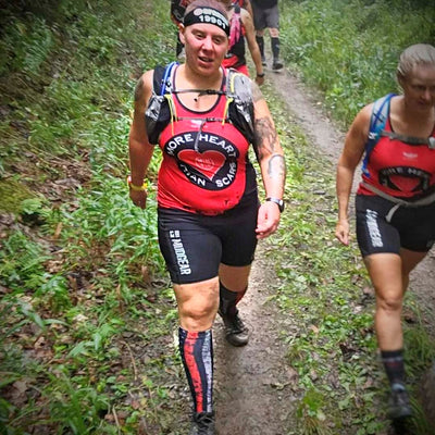 over the calf running socks