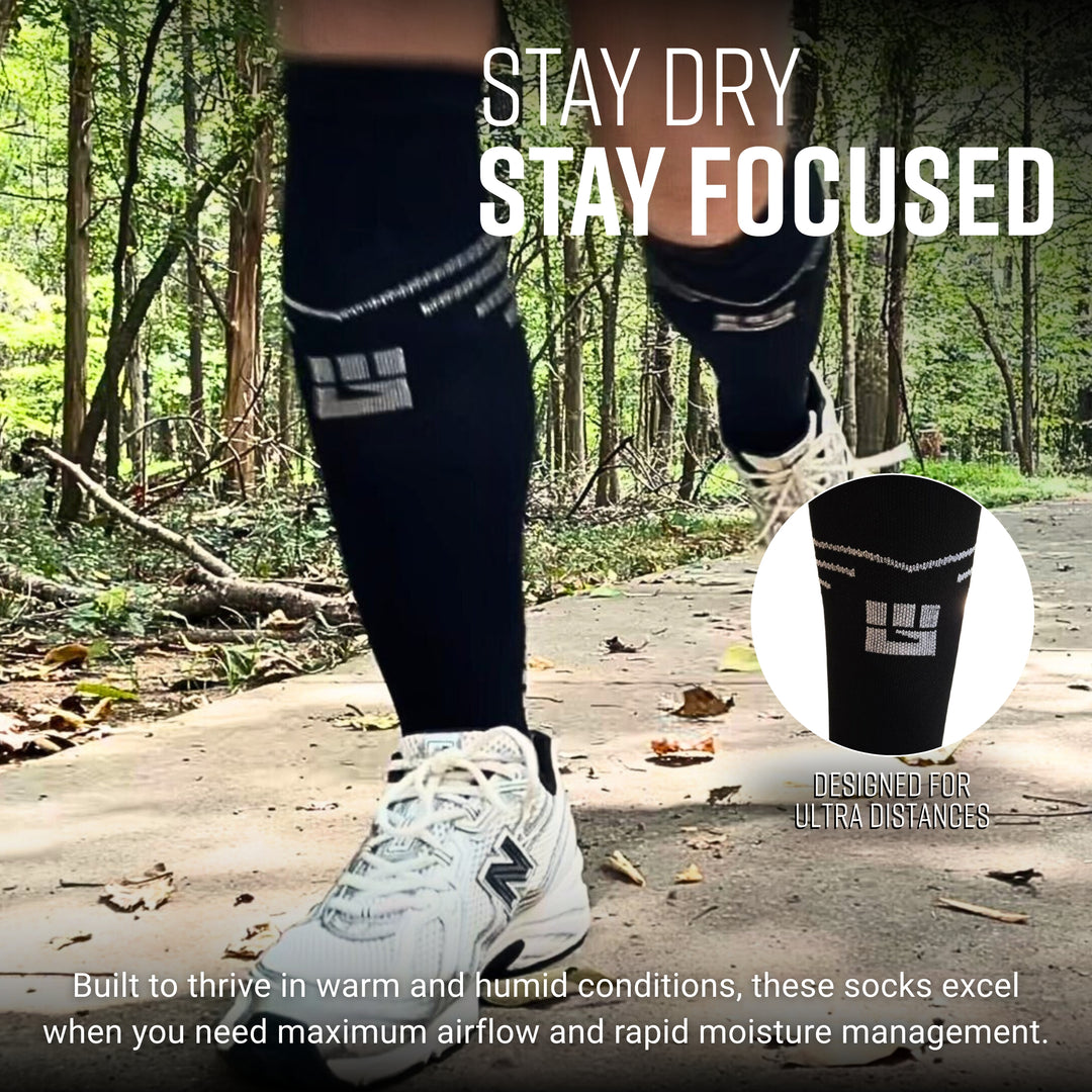 MudGear UltraLight Marathon - Ultra Distance Tall Compression Socks