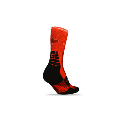 CLEARANCE ITEM - MudGear Custom Canada Crew Height Socks (1 Pair)