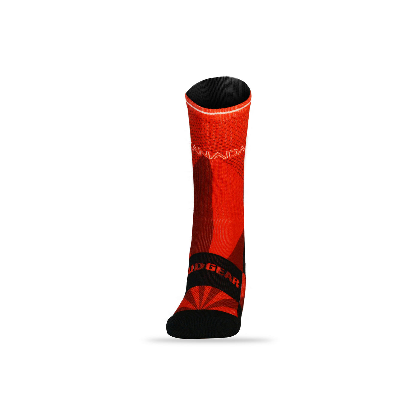 CLEARANCE ITEM - MudGear Custom Canada Crew Height Socks (1 Pair)