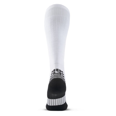MudGear white tall compression socks for women