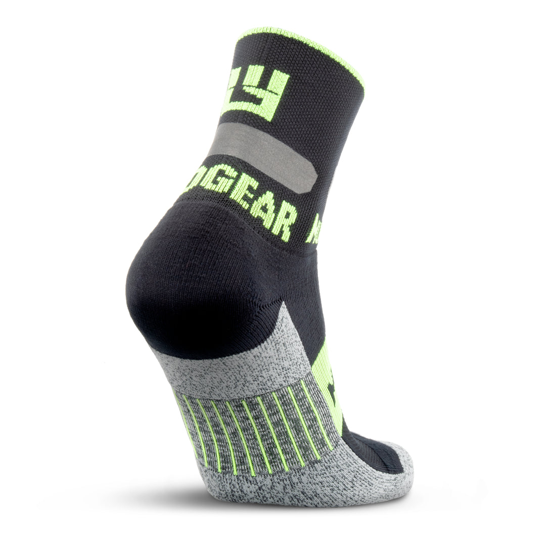 Gloom Runner Reflective Crew Height Sock by Mudgear