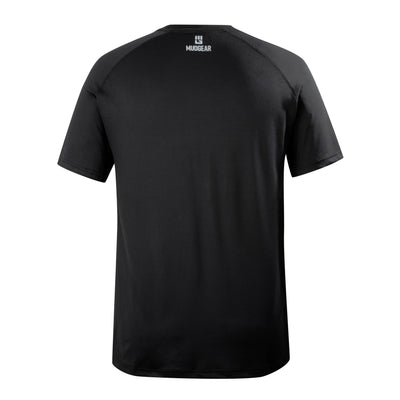 Mudgear maker of MEN'S LOOSE FIT PERFORMANCE SHIRT VX - SHORT SLEEVE (BLACK)