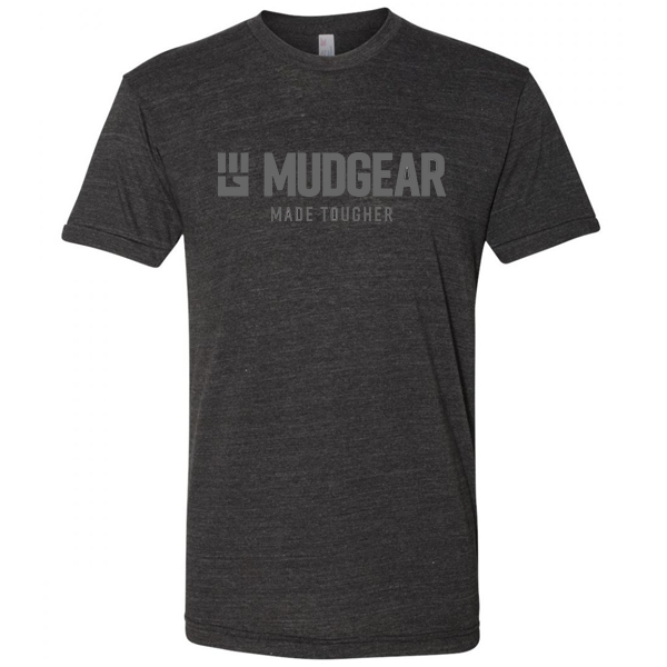 CLEARANCE ITEM - MudGear Made Tougher - Tri-Blend Tee (Heather Black)