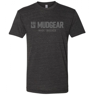 CLEARANCE ITEM - MudGear Made Tougher - Tri-Blend Tee (Heather Black)