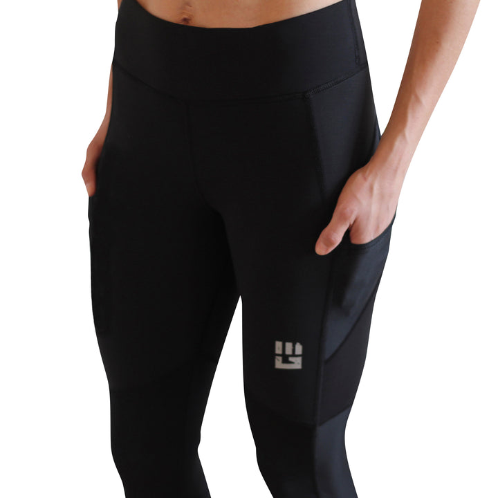 Best Women’s Flex-fit Compression Capri Leggings by Mudgear