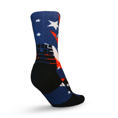 CLEARANCE ITEM - MudGear Custom Puerto Rico Crew Height Socks (1 Pair)