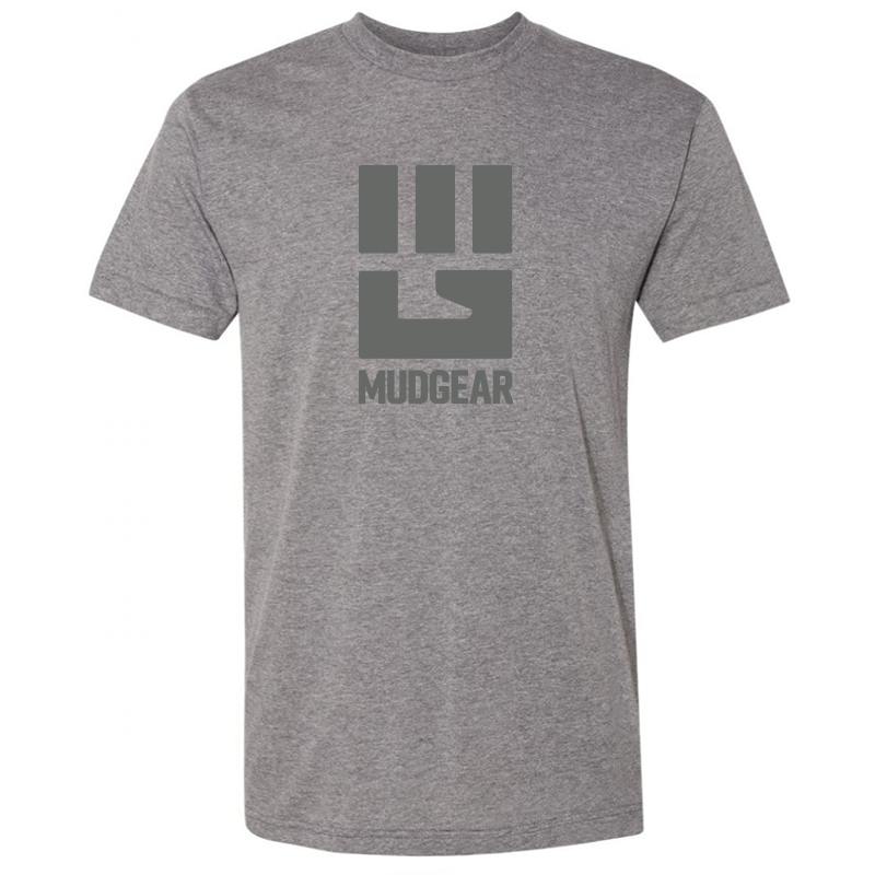 CLEARANCE ITEM - MG Logo - USA Made Tri-Blend Tee (Heather Grey)