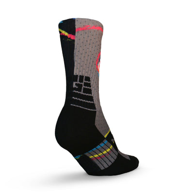 CLEARANCE ITEM - MudGear Custom United Gray Crew Height Socks (1 Pair)