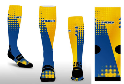CLEARANCE ITEM - MudGear Custom Sweden Tall Compression Socks (1 Pair)