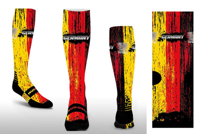 CLEARANCE ITEM - MudGear Custom Germany Tall Compression Socks (1 Pair)