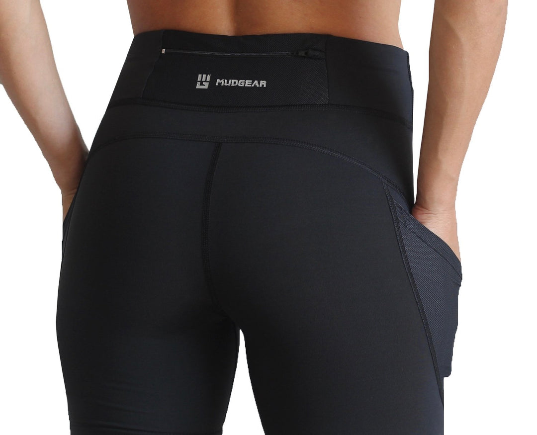 Mudgear - Compression Pants With High Waist